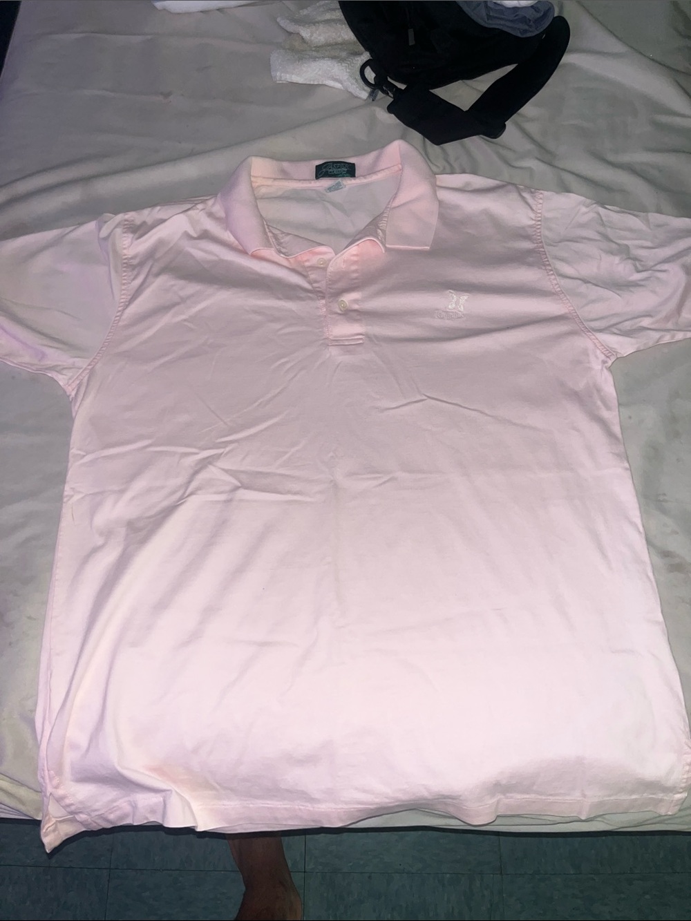 Men's Polo Shirt in Light Pink by